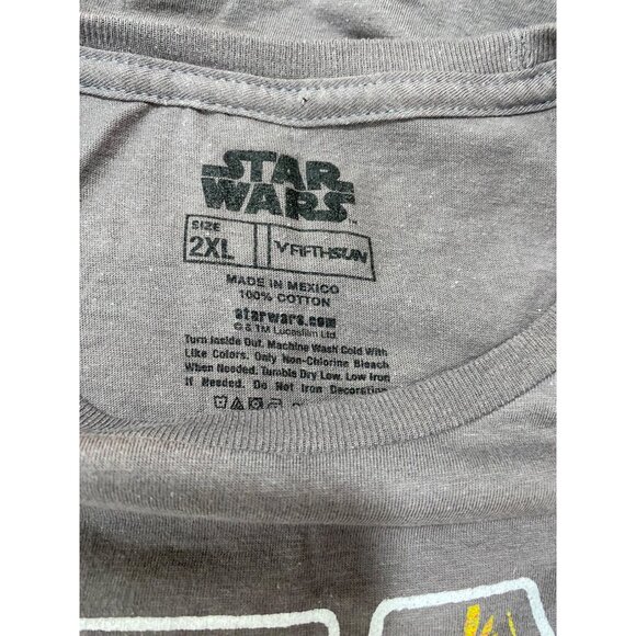 Star Wars Graphic T Shirt In A galaxy Far Far Away Men size 2 XL - Picture 4 of 4